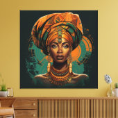 Fulani Radiance Canvas Afdruk (Insitu (Woonkamer))