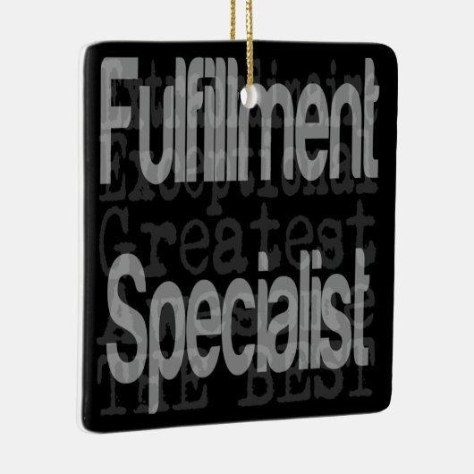 Fulfillation Specialist Extraordinaire Keramisch Ornament (Rechts)