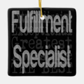 Fulfillation Specialist Extraordinaire Keramisch Ornament (Voorkant)