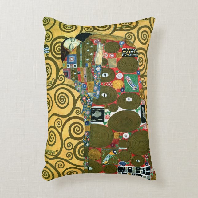 Fulfillment ook bekend als The Embrace door Gustav Accent Kussen (Voorkant(Verticaal))