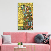 Fulfillment ook bekend als The Embrace door Gustav Canvas Afdruk (Insitu (Woonkamer))