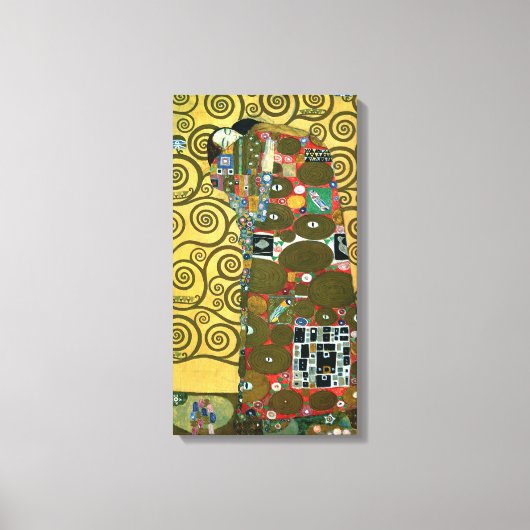 Fulfillment ook bekend als The Embrace door Gustav Canvas Afdruk (Voorkant)