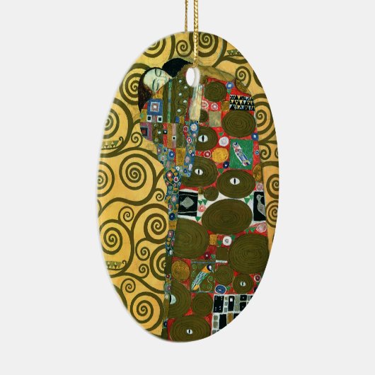 Fulfillment ook bekend als The Embrace door Gustav Keramisch Ornament (Rechts)