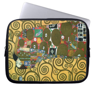Fulfillment ook bekend als The Embrace door Gustav Laptop Sleeve