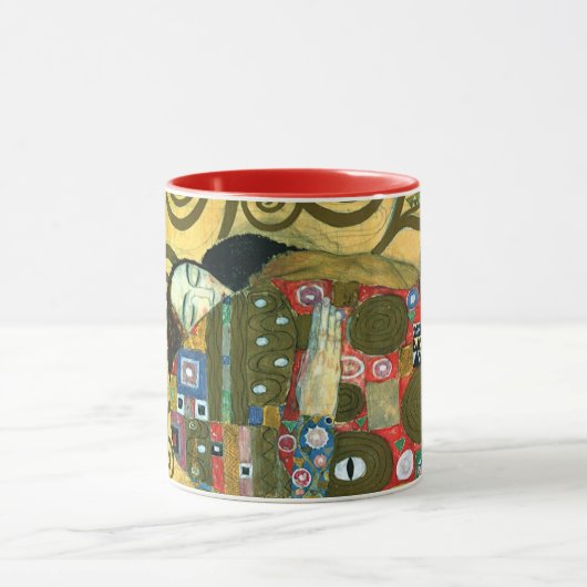 Fulfillment ook bekend als The Embrace door Gustav Mok (Midden)