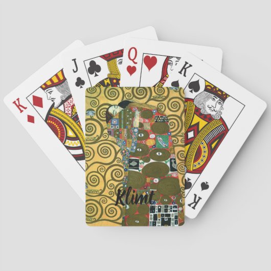 Fulfillment ook bekend als The Embrace door Gustav Pokerkaarten (Achterkant)