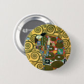 Fulfillment ook bekend als The Embrace door Gustav Ronde Button 5,7 Cm (Voorkant /achterkant)