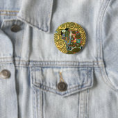 Fulfillment ook bekend als The Embrace door Gustav Ronde Button 5,7 Cm (In situ)