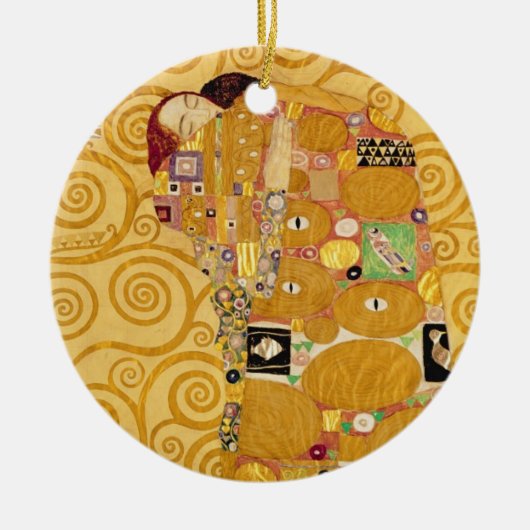 Fulfillment (Stoclet Frieze) c.1905-09 Keramisch Ornament (Voorkant)