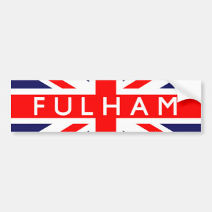 Fulham: Britse vlag Bumpersticker