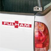 Fulham England Flag Bumpersticker (Op Truck)
