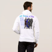 Full Armor of God Unisex Custom Graphics Hoodie (Achterkant volledig)