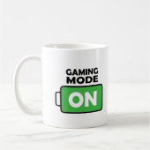 Full Battery Gaming Mok – Gamer Mode ON Coffee Cup (Links)