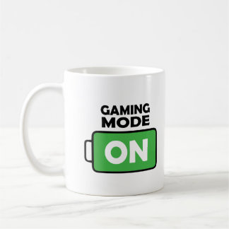 Full Battery Gaming Mok – Gamer Mode ON Coffee Cup