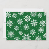 Full Bleed Foto met Modern Design Feestdagenkaart (Achterkant)