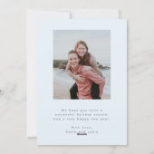 Full Bleed Holiday Photo Card met vrolijke overlay Feestdagenkaart (Achterkant)