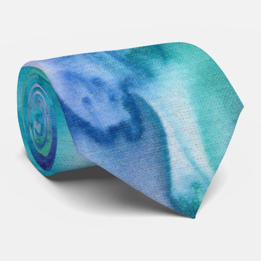 "Full Bloom" Abstract Stropdas (Opgerold)