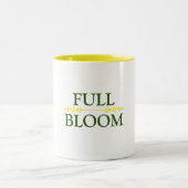 Full Bloom Green Tweekleurige Koffiemok (Center)