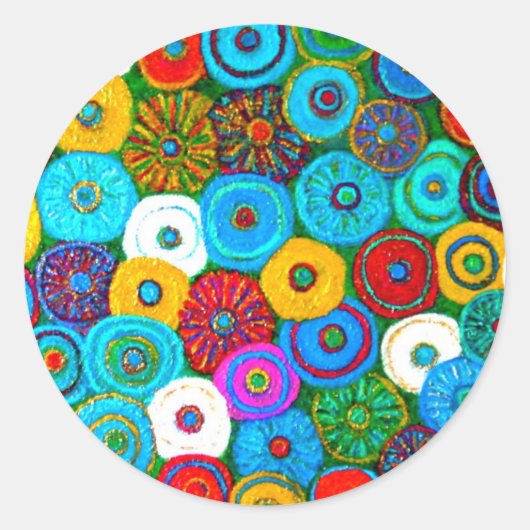 Full Circle-Sticker Ronde Sticker (Voorkant)