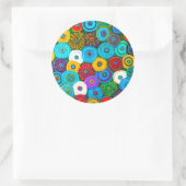 Full Circle-Sticker Ronde Sticker (Tas)
