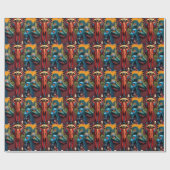 full color 3D Cadeaupapier (Vlak)