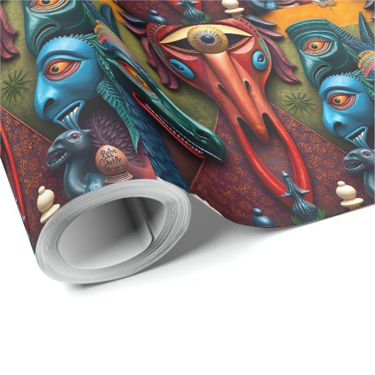 full color 3D Cadeaupapier (Rol Hoek)
