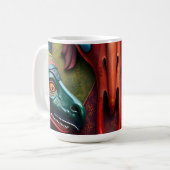 full color 3D Koffiemok (Voorkant links)
