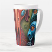 full color 3D Latte Mok (Rechterhoek)