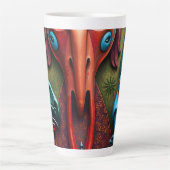 full color 3D Latte Mok (Voorkant)
