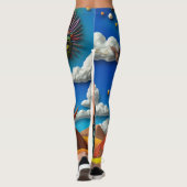 full color 3D Leggings (Achterkant)