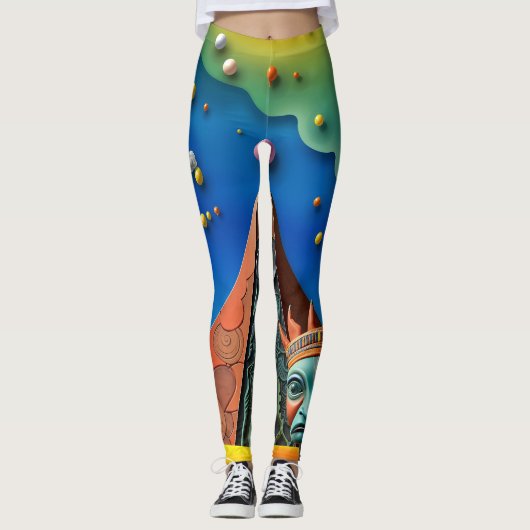 full color 3D Leggings (Voorkant)