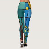 full color 3D Leggings (Achterkant)