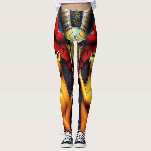 full color 3D Leggings (Voorkant)