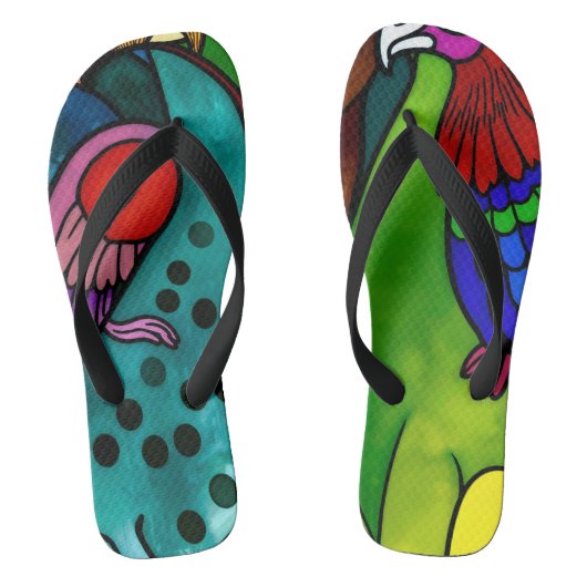 full color 3D Teenslippers (Voetbed)