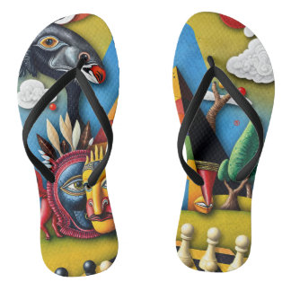 full color 3D Teenslippers