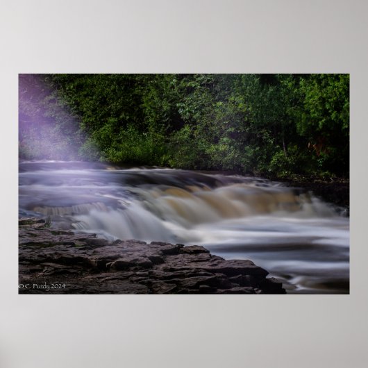 Full Color afbeelding van de bekende Ocqueoc Herfs Poster (Voorkant)