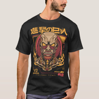 Full Color Eren Titan Print T-shirt