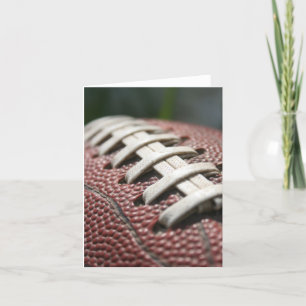 Full Color Football Notecard Kaart