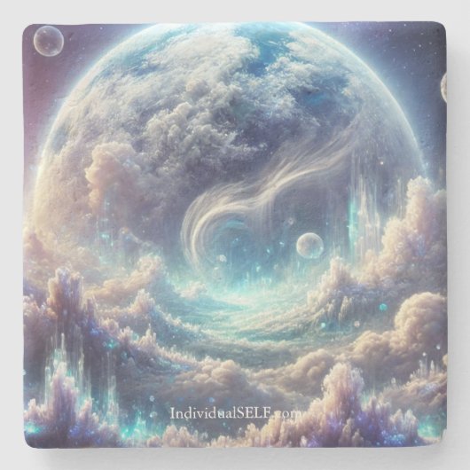 Full Consciousness Stone Coaster Stenen Onderzetter (Voorkant)