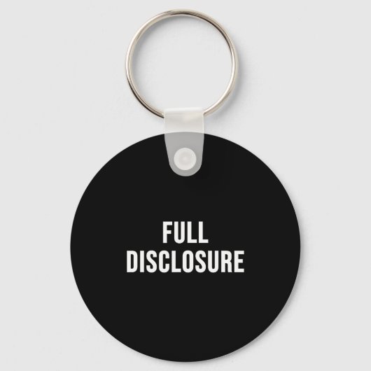 Full Disclosure  Sleutelhanger (Voorkant)