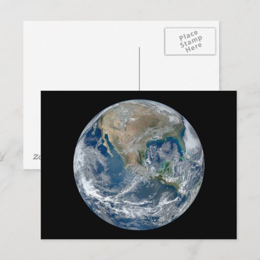 Full Earth 2012 Briefkaart (Voorkant / Achterkant)