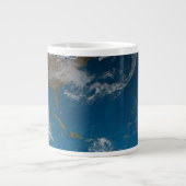 Full Earth met Noord- en Zuid-Amerika. Grote Koffiekop (Voorkant)