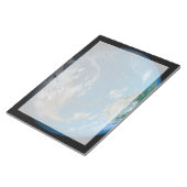 Full Earth met Noord- en Zuid-Amerika. Notitieblok (Schuin)