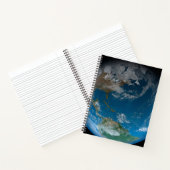 Full Earth met Noord- en Zuid-Amerika. Notitieboek (Binnen)