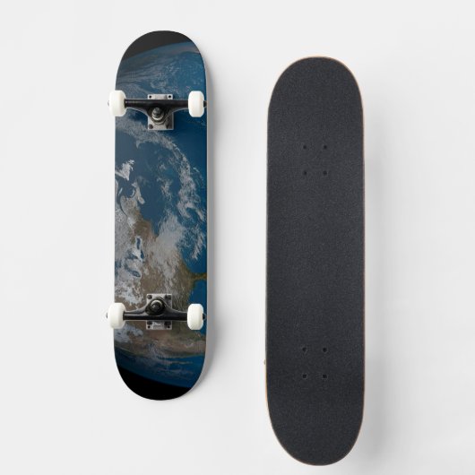 Full Earth met Noord- en Zuid-Amerika. Persoonlijk Skateboard (Voorkant)
