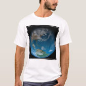 Full Earth met Noord- en Zuid-Amerika. T-shirt (Voorkant)