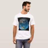 Full Earth met Noord- en Zuid-Amerika. T-shirt (Voorkant volledig)
