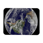 Full Earth toont een krachtig winterse Storm. Magneet (Horizontaal)