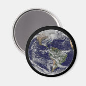 Full Earth toont een krachtig winterse Storm. Magneet (Voorkant / Achterkant)