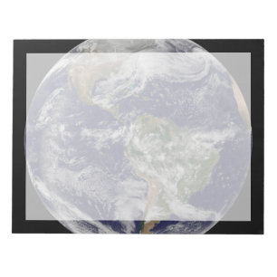 Full Earth toont een krachtig winterse Storm. Notitieblok